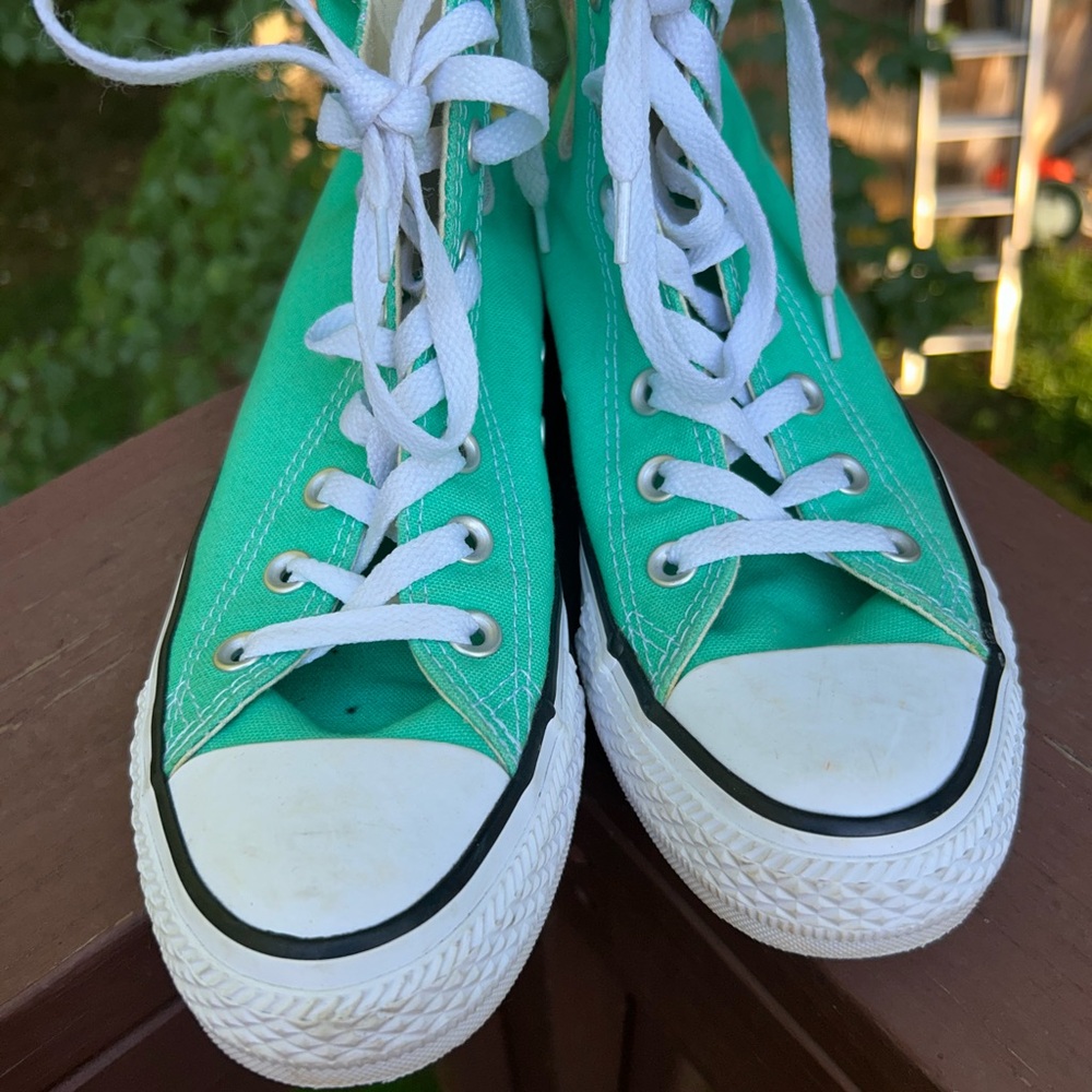 Converse Green High-Top Sneakers
